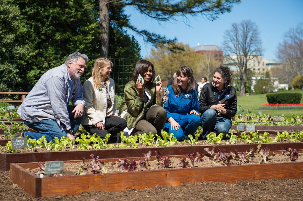 White House Kitchen Garden Planting (NHQ201604050014)