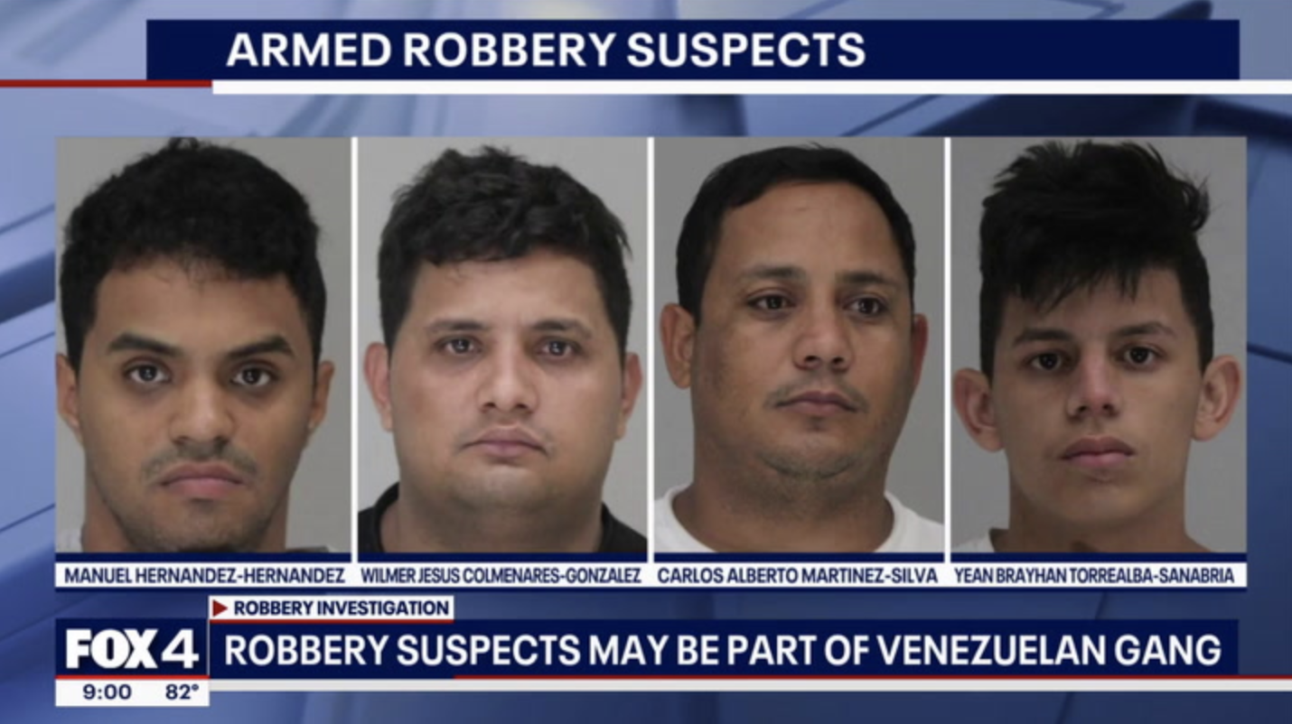 Venezuelan Illegal Immigrants Arrested Following Texas Armed Robbery