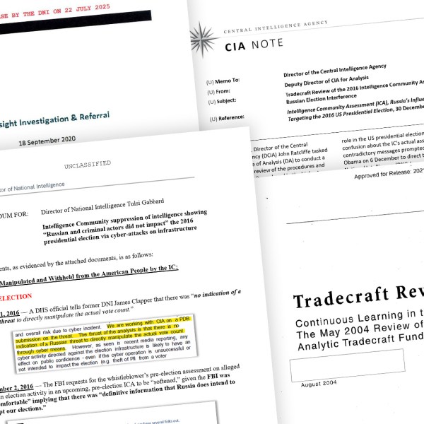 The Significance of the Recently Released Russia Hoax Documents