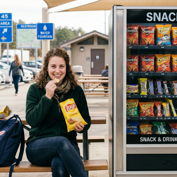 Maine Comedian Pranks DOT Rest Stop “Snack&hellip;
