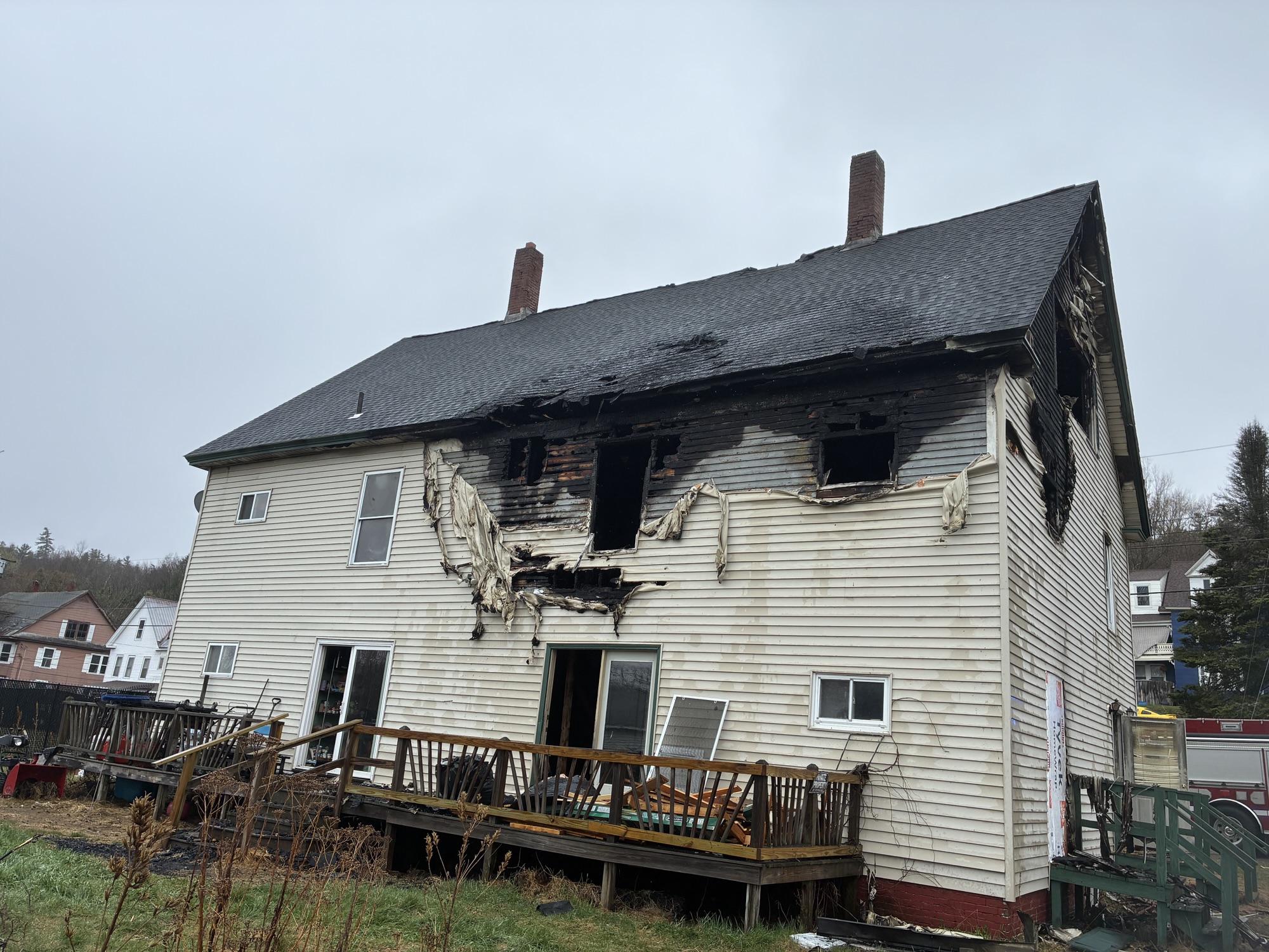 Smoke Detectors Credited with Helping Rumford Family Escape Early-Morning Duplex Fire