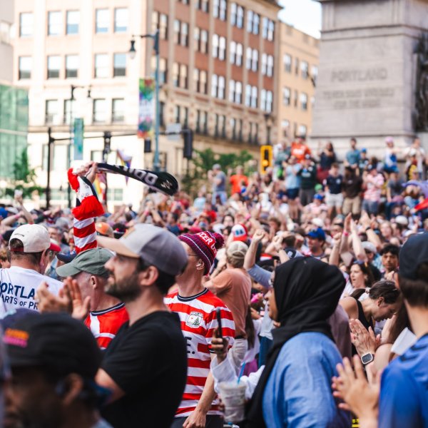 Monument Square Packed as Portland Hearts of Pine Host Massive World&hellip;