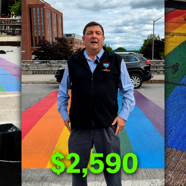 Bangors Rainbow Crosswalk Cost Taxpayers $2,590 Before&hellip;