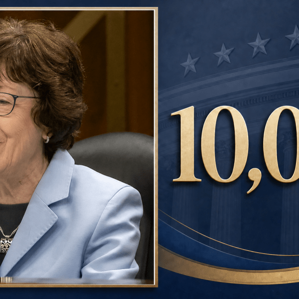 Maines Sen. Susan Collins Casts 10,000th Consecutive Roll Call Vote in&hellip;