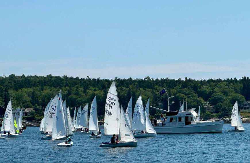 60 Fancy Yachts Set To Take On Boothbay Harbor Yacht Club…