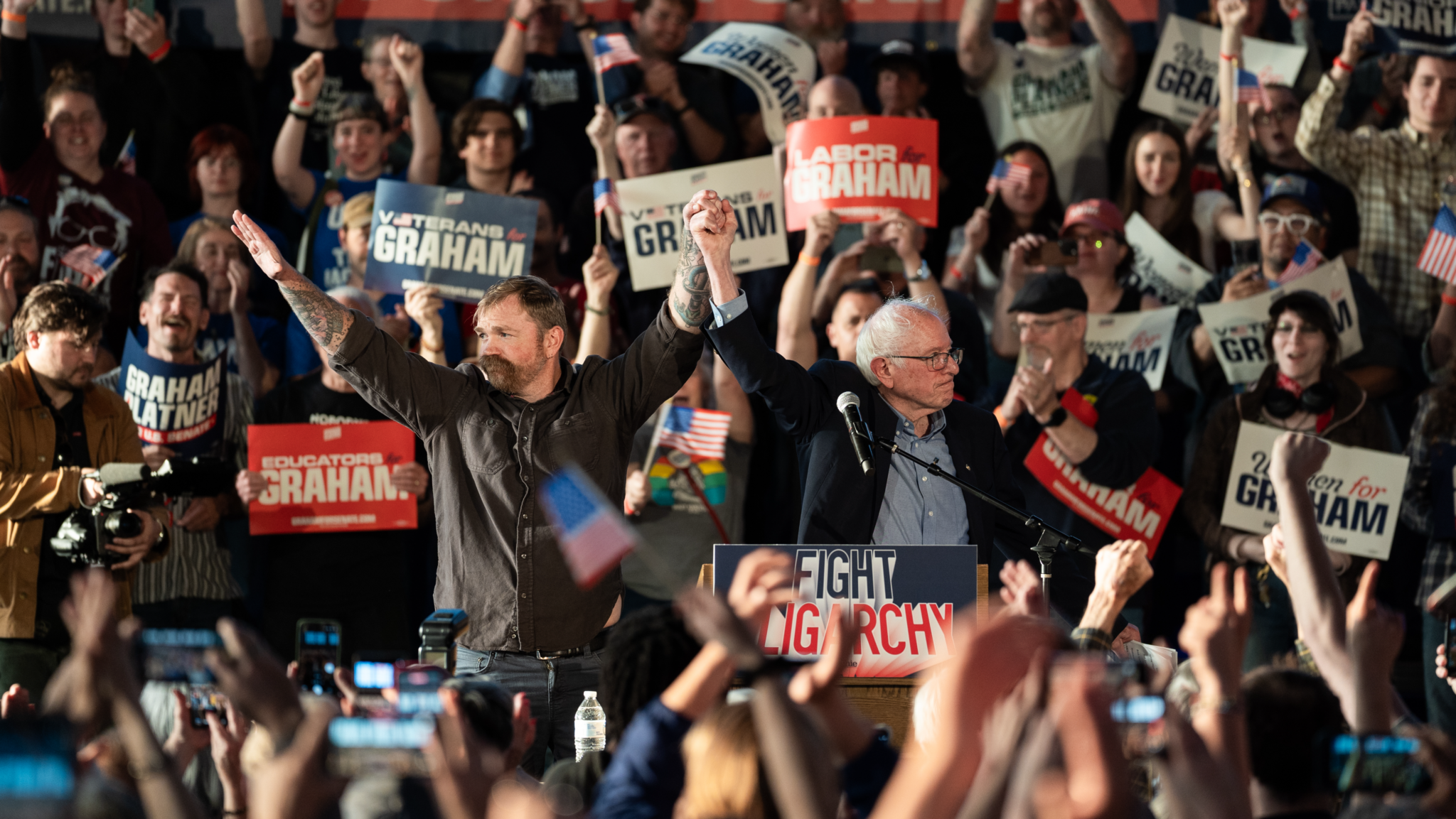 Bernie Sanders’ Former Jewish-Outreach Director Accuses Vermont Senator of Promoting ‘Antisemitic Candidate’ Graham Platner